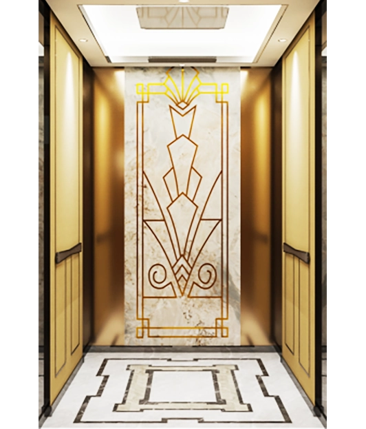 Titanium Mirror Stainless Steel Passenger Elevator