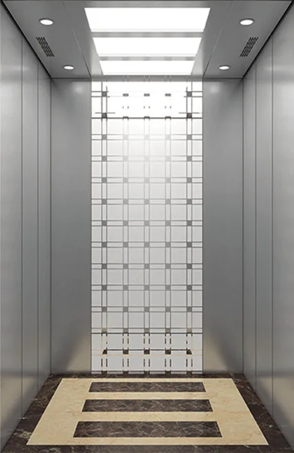 Metalic Silver Passenger Elevator