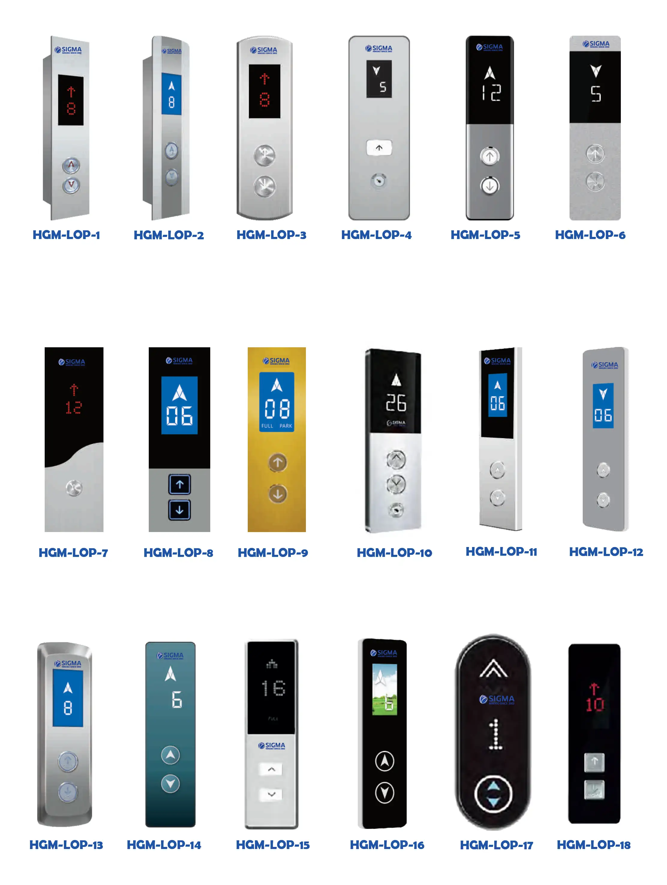 diffent type and different designs of elevator LOP