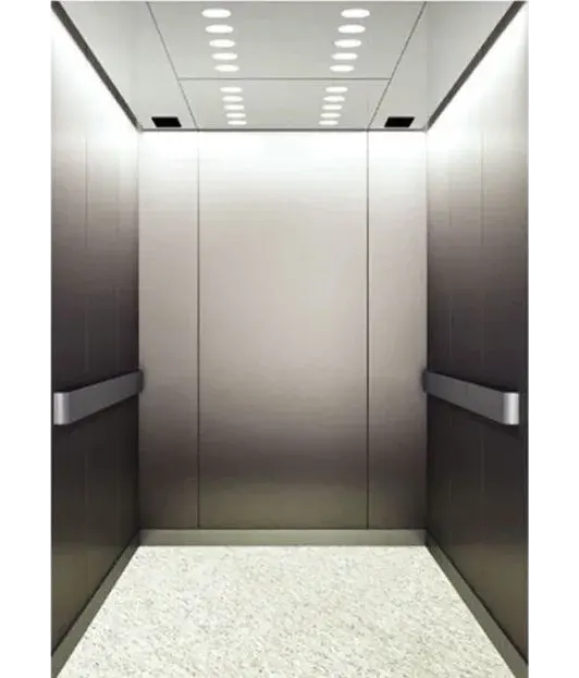 Hairline stainless steel hospital bed lift cabin design.